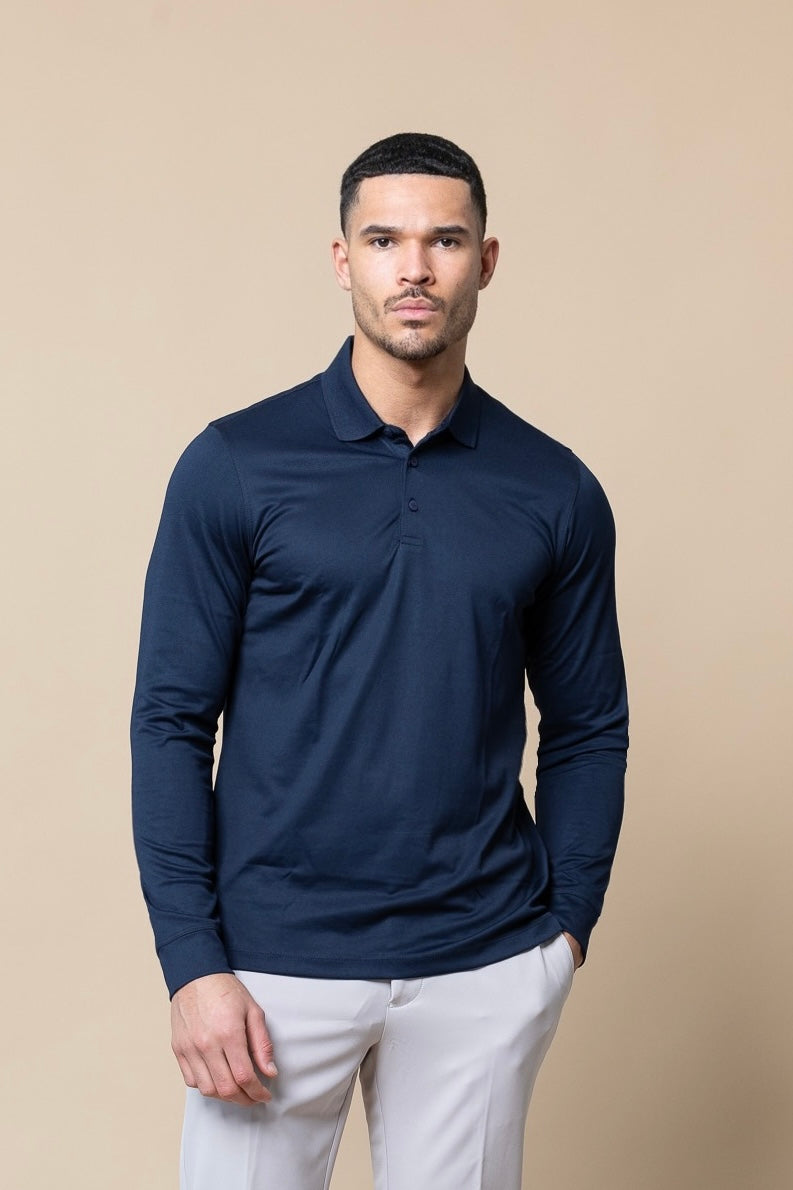 Mercerised Glans Button Polo