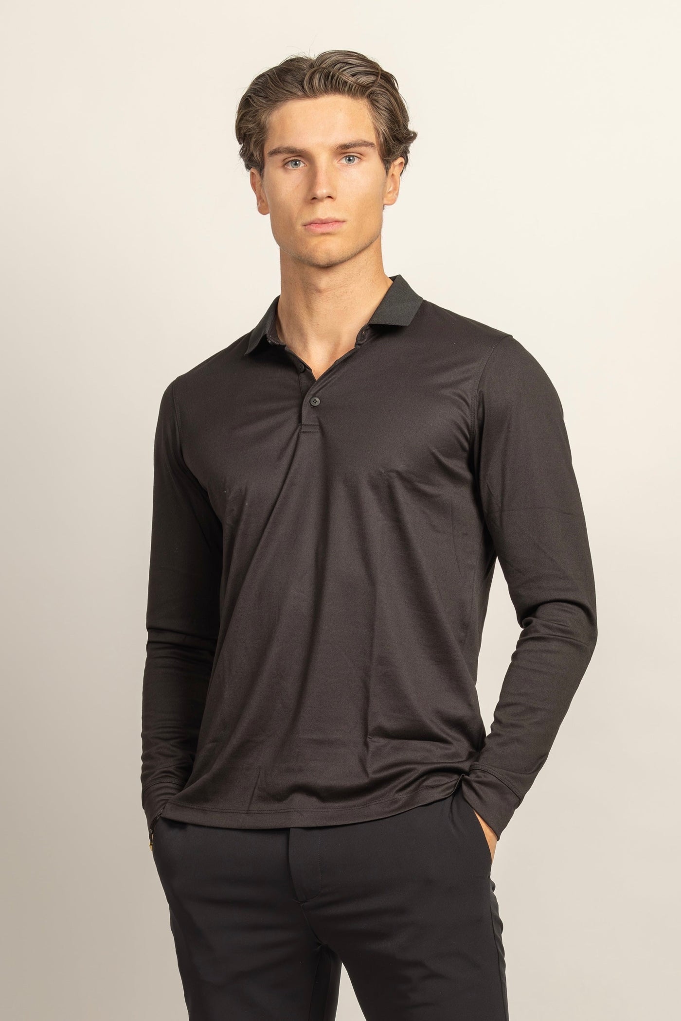 Mercerised Glans Button Polo